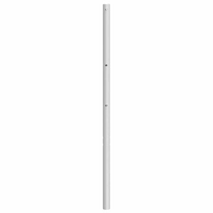 vidaXL Ersatz-Kopfteil Metall Weiß 200 cm