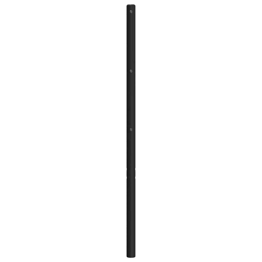 vidaXL Ersatz-Kopfteil Metall Schwarz 90 cm