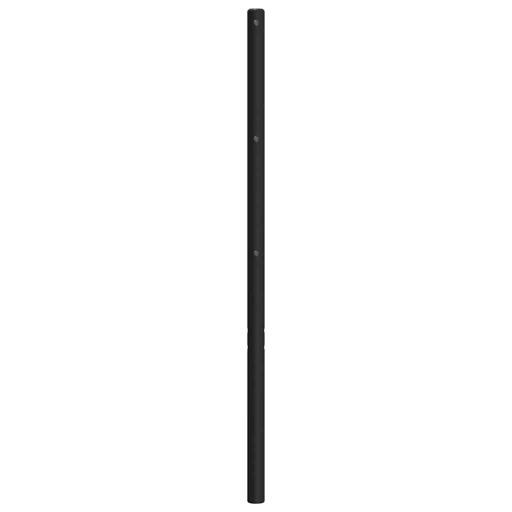 vidaXL Ersatz-Kopfteil Metall Schwarz 100 cm