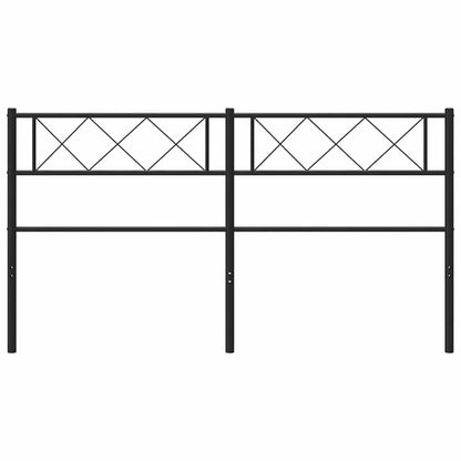 Ersatz-Kopfteil Metall Schwarz 120 cm