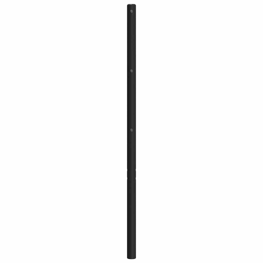 vidaXL Ersatz-Kopfteil Metall Schwarz 120 cm