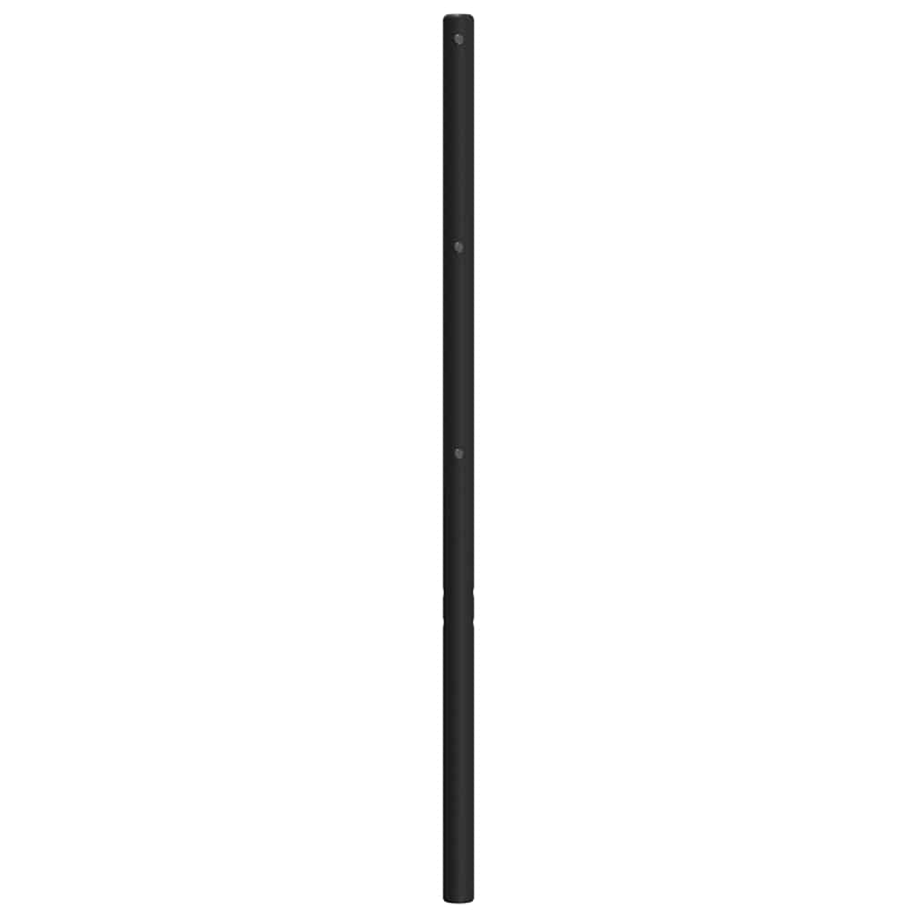vidaXL Ersatz-Kopfteil Metall Schwarz 150 cm