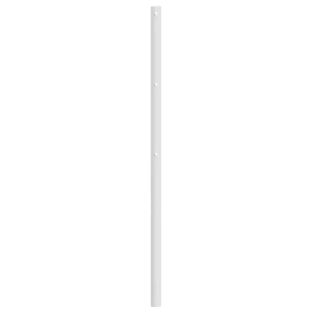 vidaXL Ersatz-Kopfteil Metall Weiß 75 cm