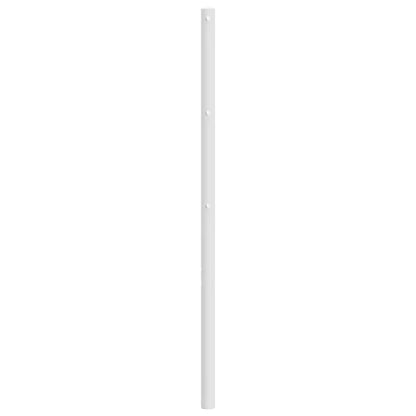 vidaXL Ersatz-Kopfteil Metall Weiß 75 cm
