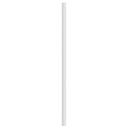 vidaXL Ersatz-Kopfteil Metall Weiß 90 cm