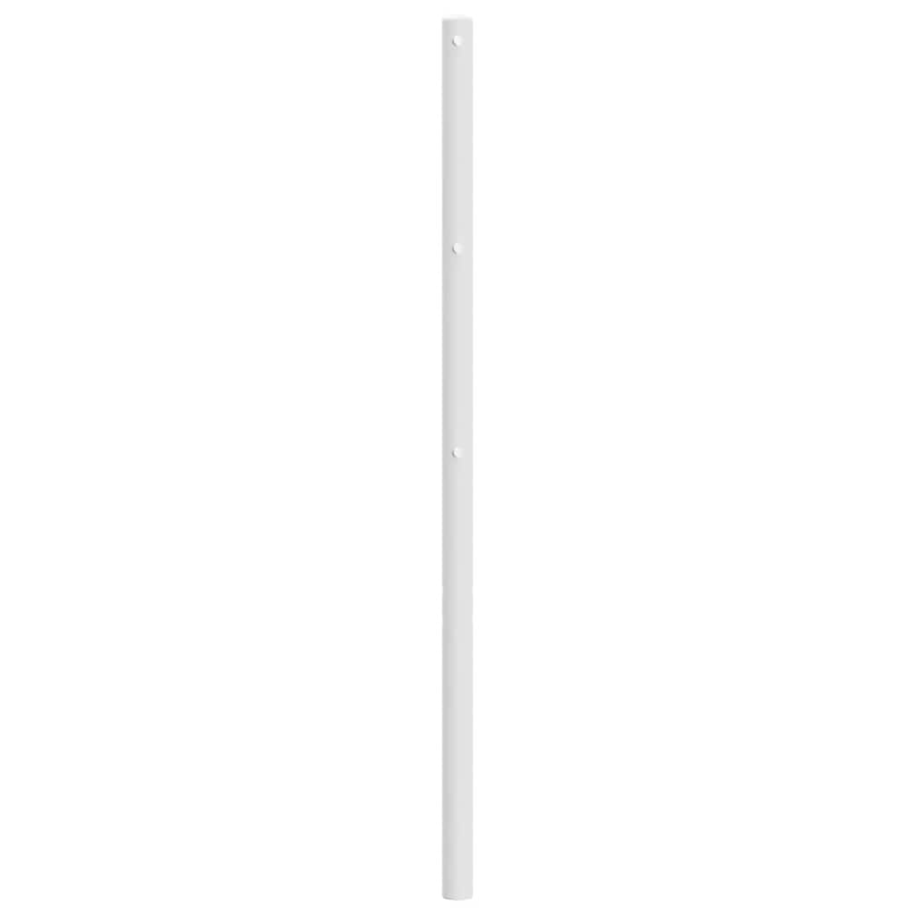 vidaXL Ersatz-Kopfteil Metall Weiß 100 cm
