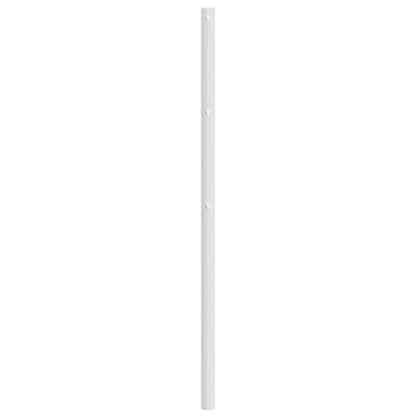 vidaXL Ersatz-Kopfteil Metall Weiß 135 cm