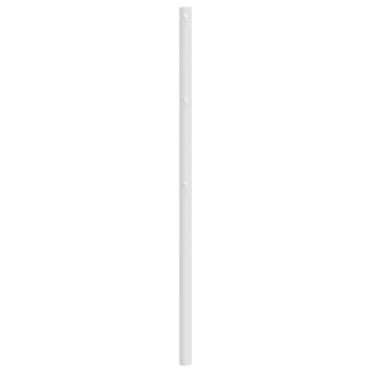 vidaXL Ersatz-Kopfteil Metall Weiß 150 cm
