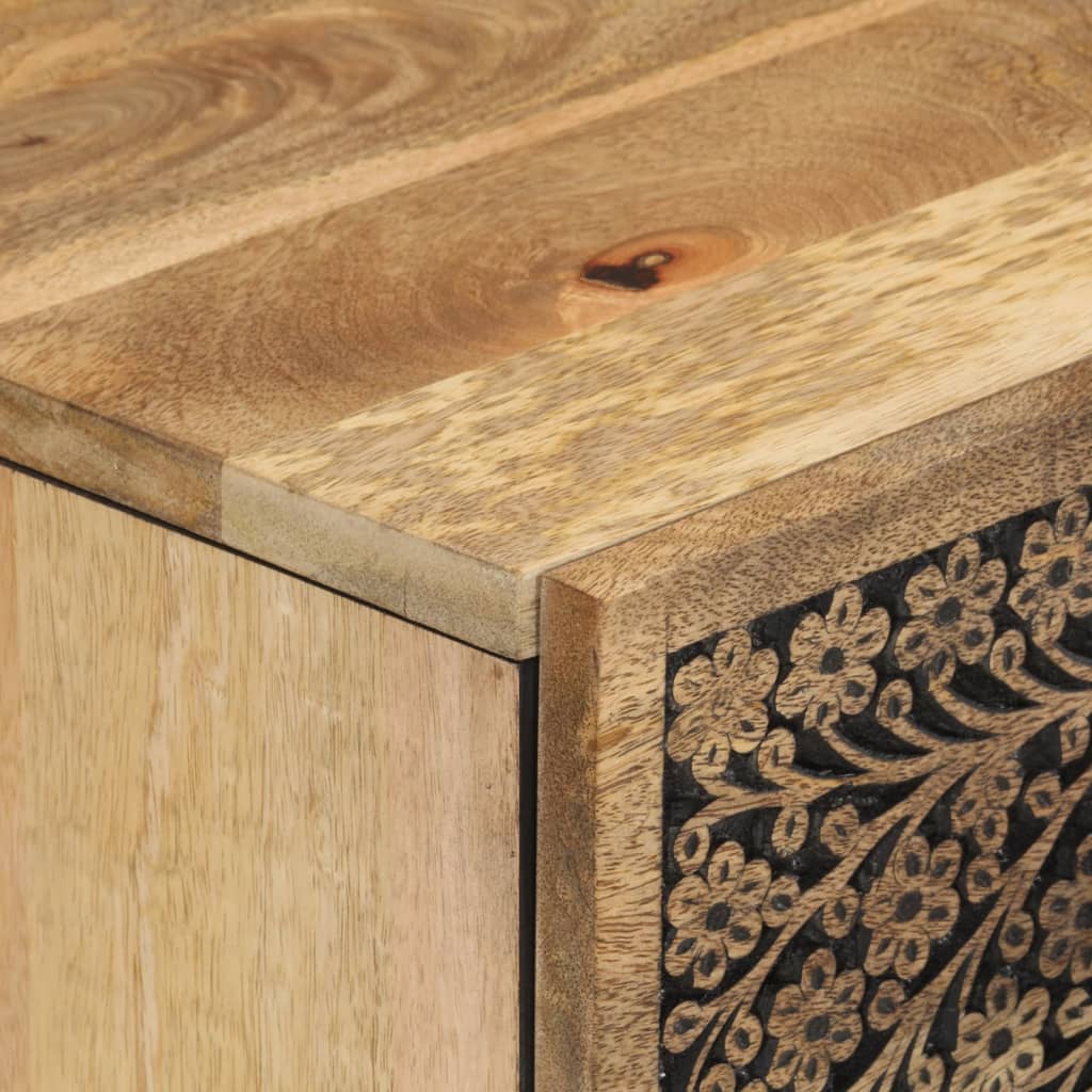 vidaXL Beistellschränke 3 Stk. 60x33x75 cm Massivholz Mango