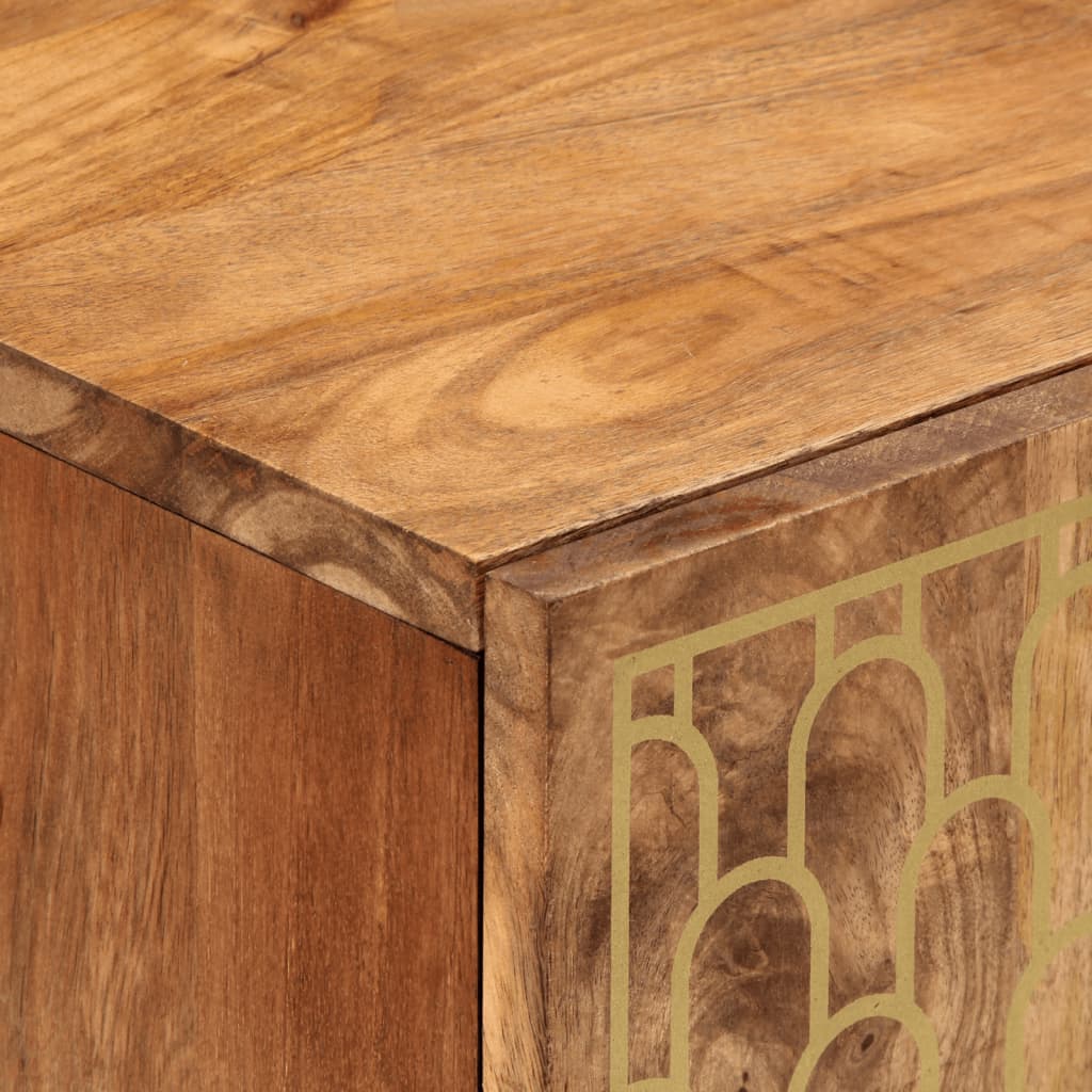 3-tlg. Badmöbel-Set Massivholz Mango