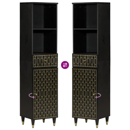 3-tlg. Badmöbel-Set Massivholz Mango