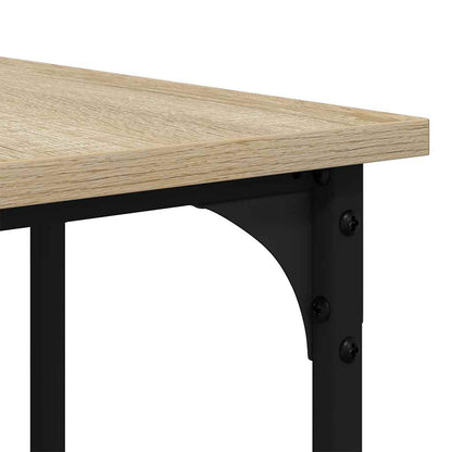 vidaXL Schreibtisch Sonoma-Eiche 139x139x75 cm Holzwerkstoff