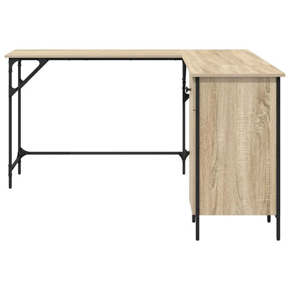 vidaXL Schreibtisch Sonoma-Eiche 141x141x75 cm Holzwerkstoff