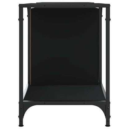 vidaXL Meuble TV Noir 153x37x50 cm Aggloméré