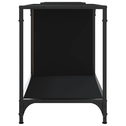 vidaXL TV-Schrank Schwarz 203x37x50 cm Holzwerkstoff