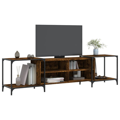 vidaXL TV-Schrank Räuchereiche 203x37x50 cm Holzwerkstoff