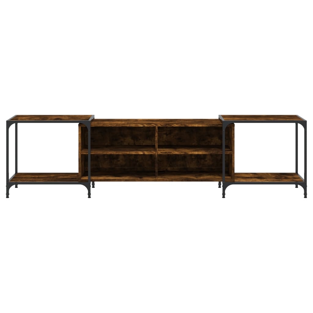 vidaXL TV-Schrank Räuchereiche 203x37x50 cm Holzwerkstoff