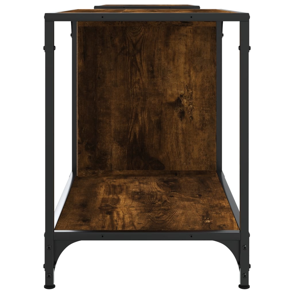 vidaXL TV-Schrank Räuchereiche 203x37x50 cm Holzwerkstoff