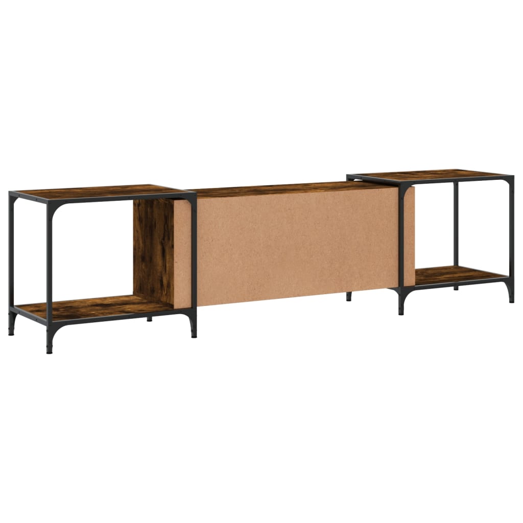 vidaXL TV-Schrank Räuchereiche 203x37x50 cm Holzwerkstoff