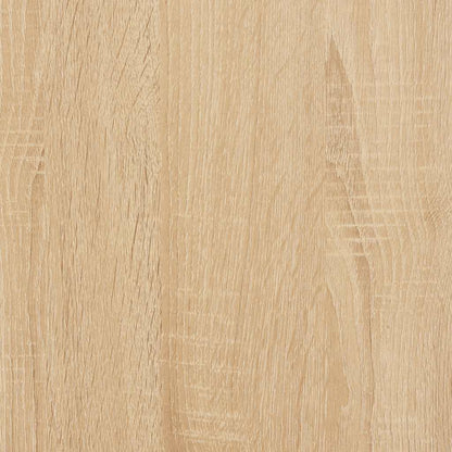 vidaXL Bücherregal 4 Böden Sonoma-Eiche 59x35x132 cm Holzwerkstoff