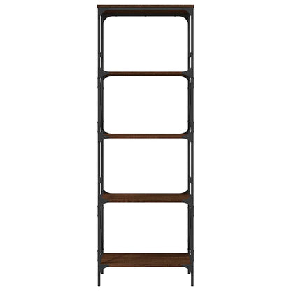 vidaXL Bücherregal 5 Böden Braun Eiche-Optik 59x35x171cm Holzwerkstoff