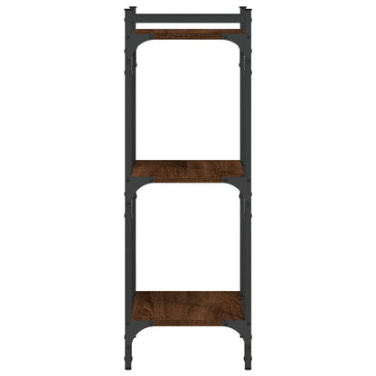 vidaXL Bibliothèque 3 étagères marron aspect chêne 40x30x86 cm Bois d'ingénierie