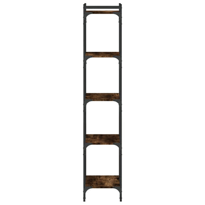 vidaXL Bücherregal 5 Böden Räuchereiche 40x30x154 cm Holzwerkstoff