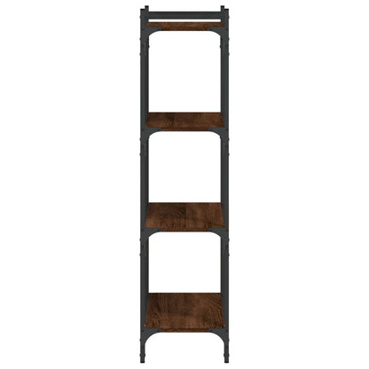 vidaXL Bücherregal 4 Böden Braun Eiche-Optik 60x30x120cm Holzwerkstoff