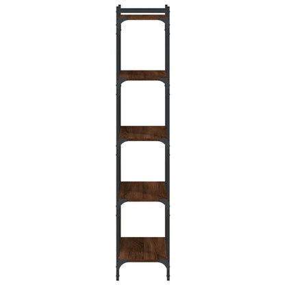 vidaXL Bücherregal 5 Böden Braun Eiche-Optik 60x30x154cm Holzwerkstoff