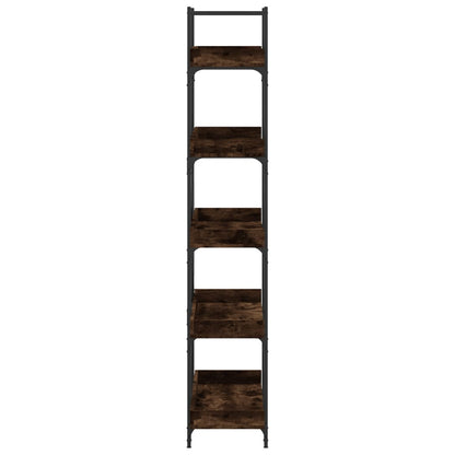 vidaXL Bücherregal 5 Böden Räuchereiche 100x33x180,5 cm Holzwerkstoff