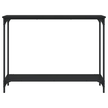 vidaXL Konsolentisch Schwarz 101x30,5x75 cm Holzwerkstoff