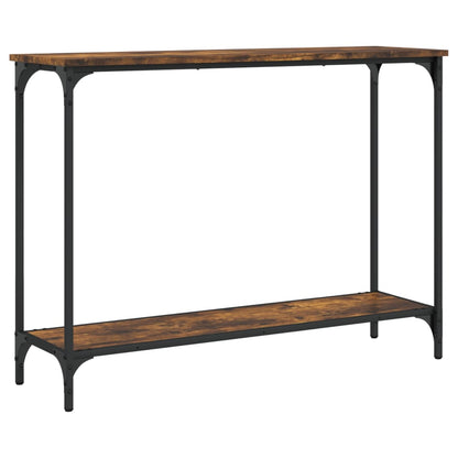 vidaXL Konsolentisch Räuchereiche 101x30,5x75 cm Holzwerkstoff