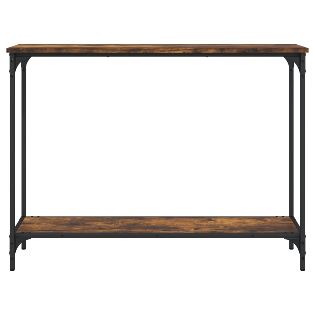 vidaXL Konsolentisch Räuchereiche 101x30,5x75 cm Holzwerkstoff