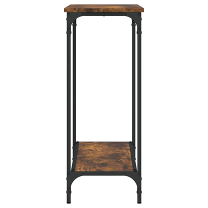vidaXL Konsolentisch Räuchereiche 101x30,5x75 cm Holzwerkstoff