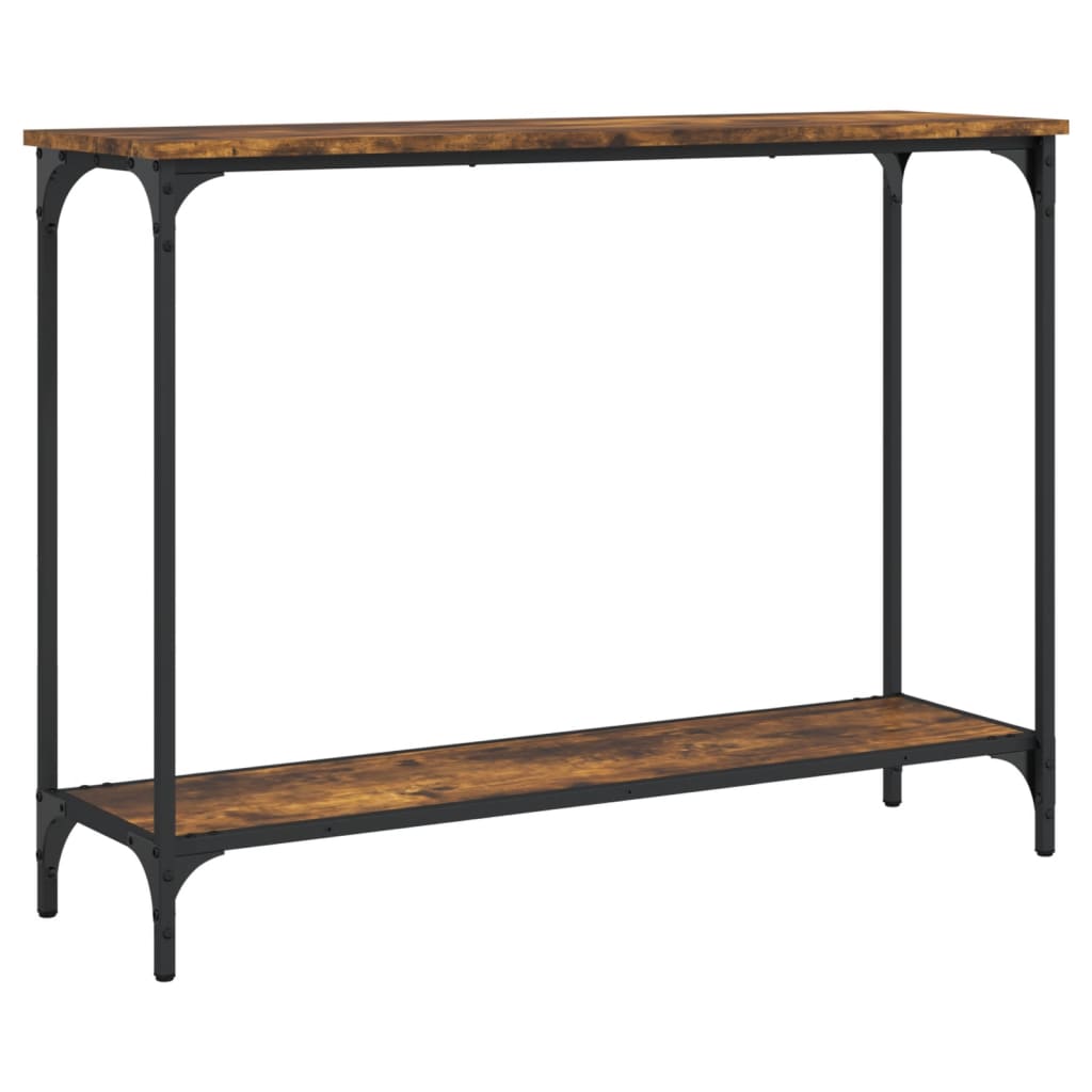 vidaXL Konsolentisch Räuchereiche 101x30,5x75 cm Holzwerkstoff