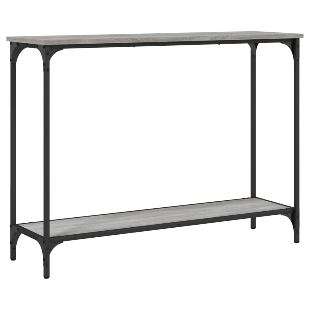 vidaXL Console Sonoma Gris 101x30,5x75 cm Bois d'ingénierie