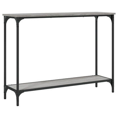vidaXL Console Sonoma Gris 101x30,5x75 cm Bois d'ingénierie