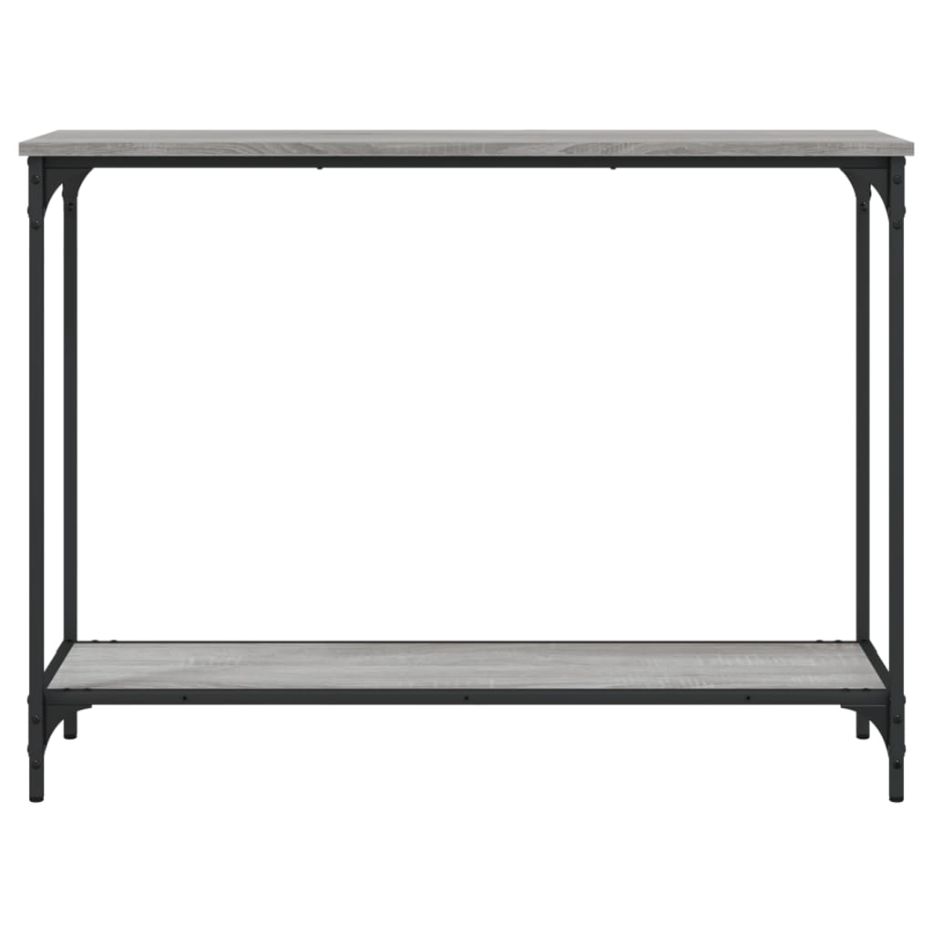 vidaXL Console Sonoma Gris 101x30,5x75 cm Bois d'ingénierie