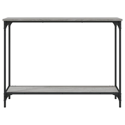 vidaXL Console Sonoma Gris 101x30,5x75 cm Bois d'ingénierie
