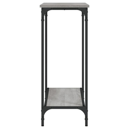 vidaXL Console Sonoma Gris 101x30,5x75 cm Bois d'ingénierie