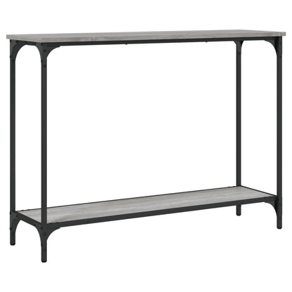 vidaXL Console Sonoma Gris 101x30,5x75 cm Bois d'ingénierie