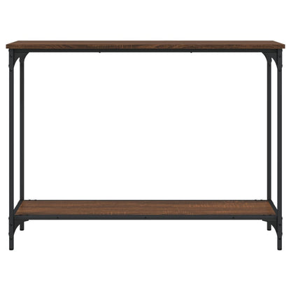 vidaXL Konsolentisch Braun Eichen-Optik 101x30,5x75 cm Holzwerkstoff