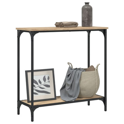 vidaXL Table console chêne Sonoma 75 x 30,5 x 75 cm Bois d'ingénierie