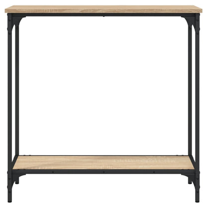 vidaXL Table console chêne Sonoma 75 x 30,5 x 75 cm Bois d'ingénierie