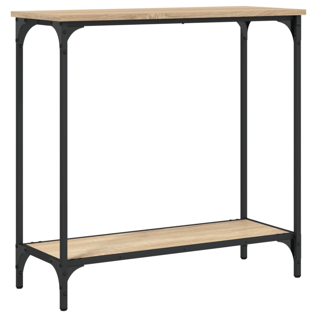 vidaXL Table console chêne Sonoma 75 x 30,5 x 75 cm Bois d'ingénierie