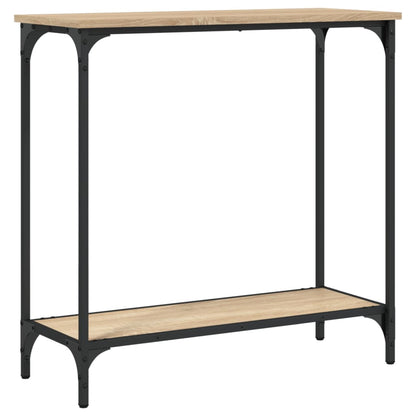 vidaXL Table console chêne Sonoma 75 x 30,5 x 75 cm Bois d'ingénierie