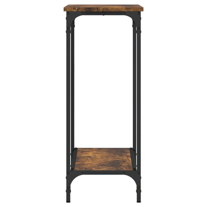 vidaXL Konsolentisch Räuchereiche 75x30,5x75 cm Holzwerkstoff
