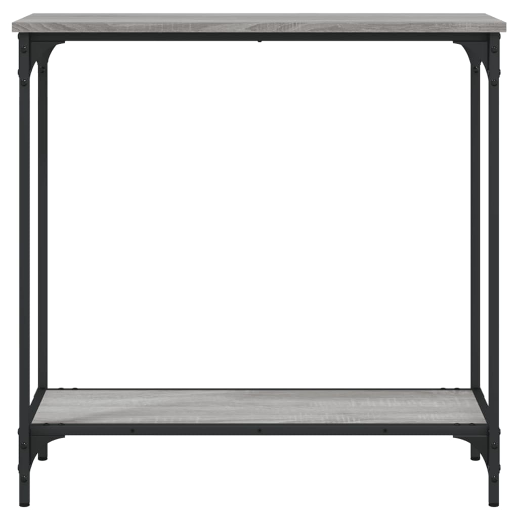 vidaXL Table console gris Sonoma 75x30,5x75 cm Bois d'ingénierie