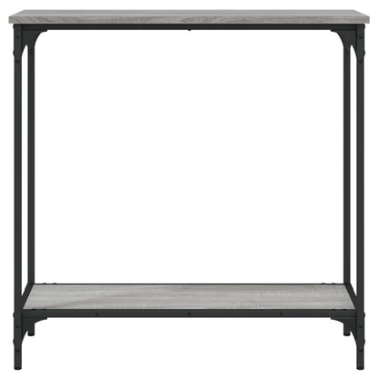 vidaXL Table console gris Sonoma 75x30,5x75 cm Bois d'ingénierie