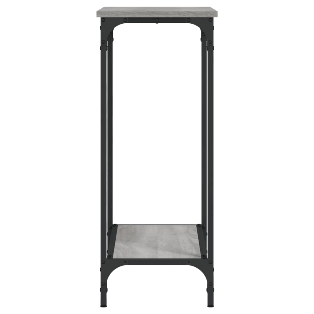 vidaXL Table console gris Sonoma 75x30,5x75 cm Bois d'ingénierie